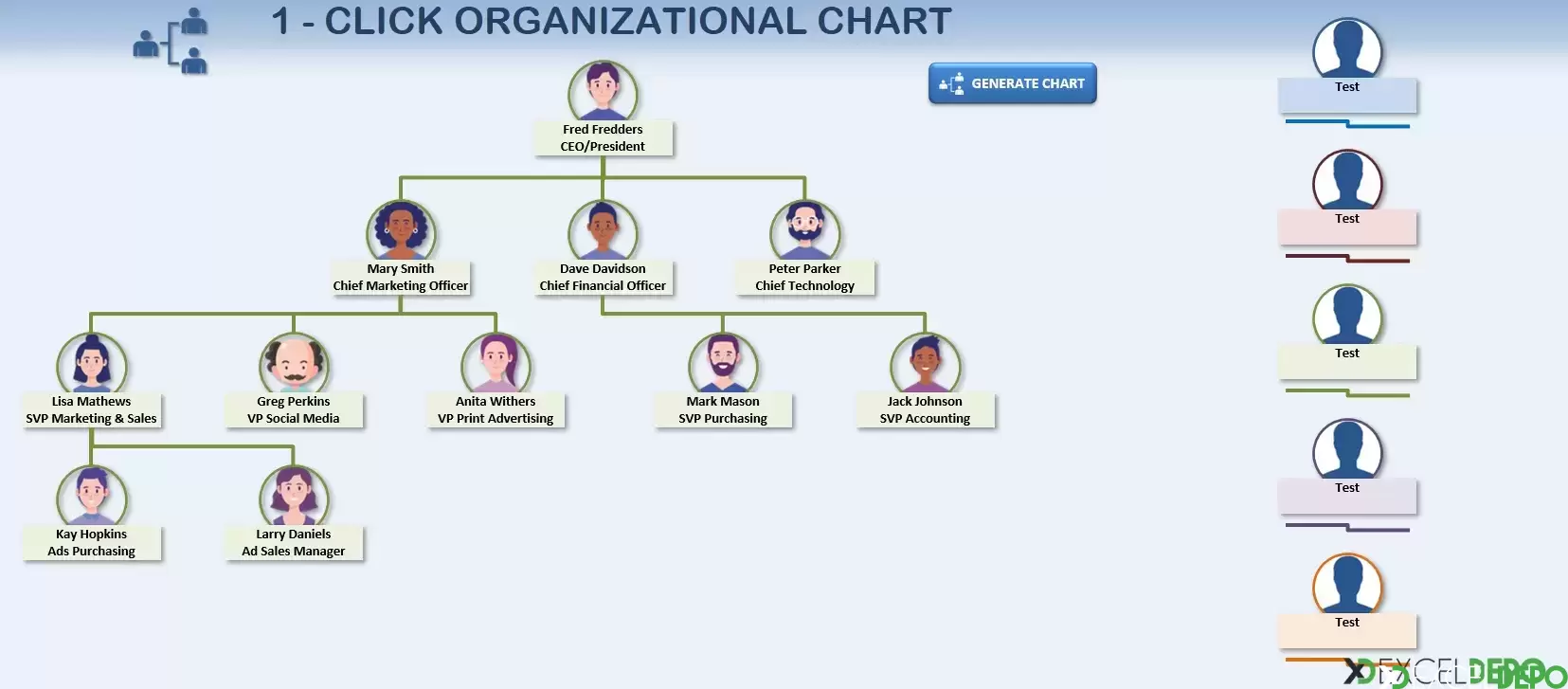 Excel ile Organizasyon Şeması Yapma