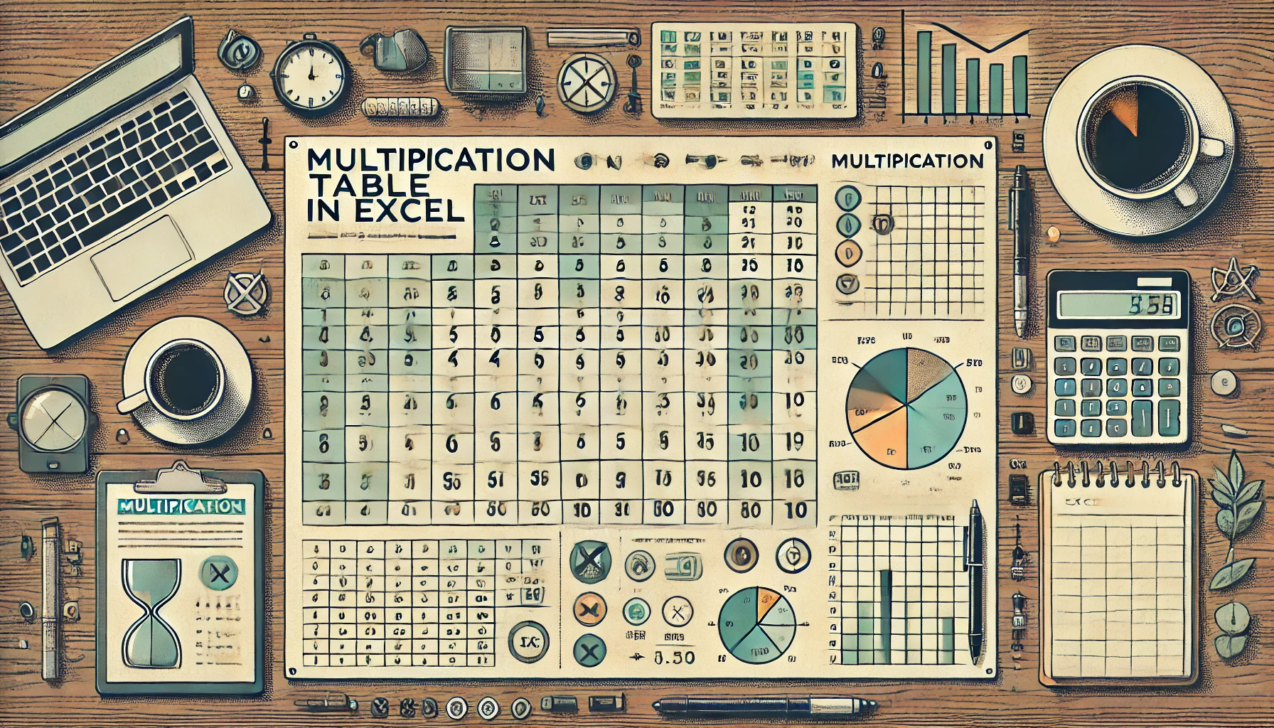 Excel Çarpım Tablosu