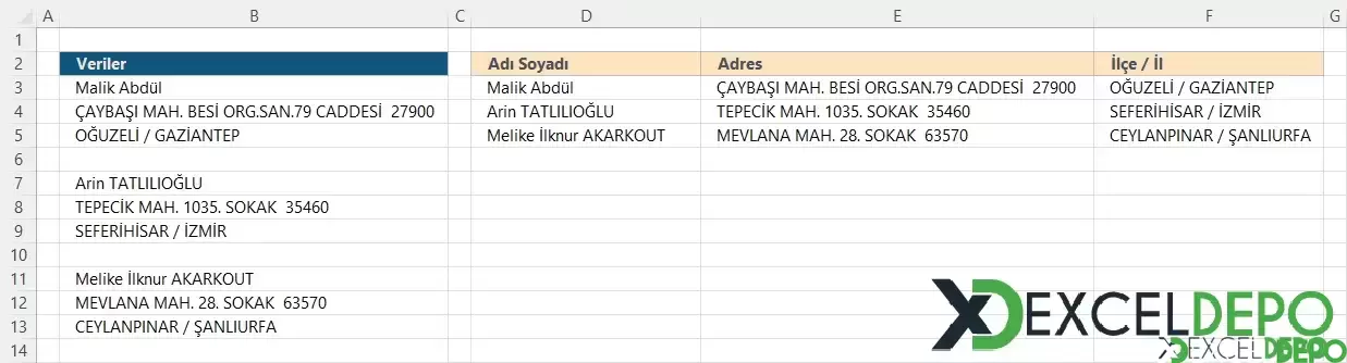 Formüller ile Sütunları Satırlara Dönüştürme-1.webp