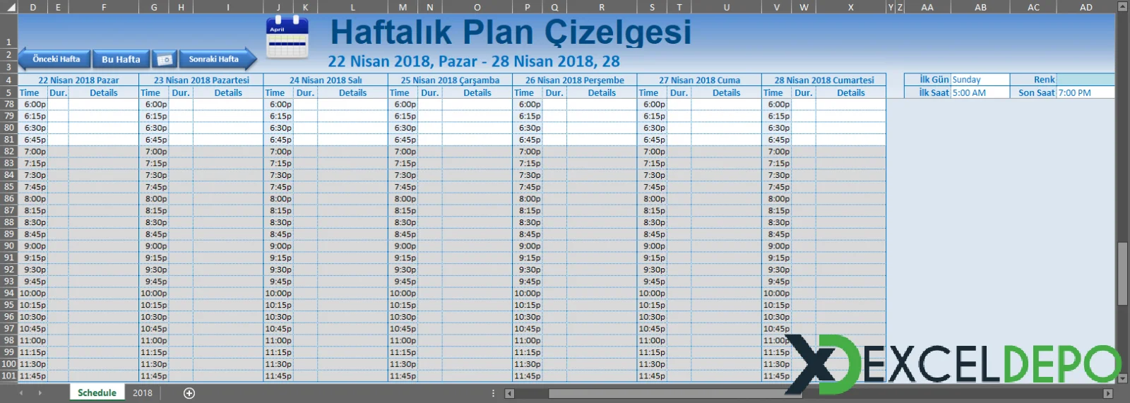 Haftalık Plan Çizelgesi Şablonu Hazırlama-1.webp