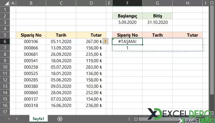 İki Tarih Arasındaki Satışları Filtreleme-3.png