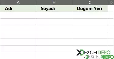 Kapalı Excel Dosyasından Veri Alma