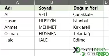 Kapalı Excel Dosyasından Veri Alma