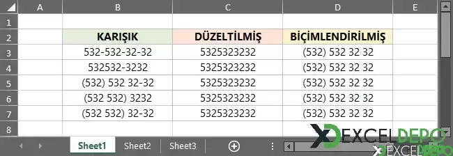 Problemli Telefon Numaralarını Düzeltme