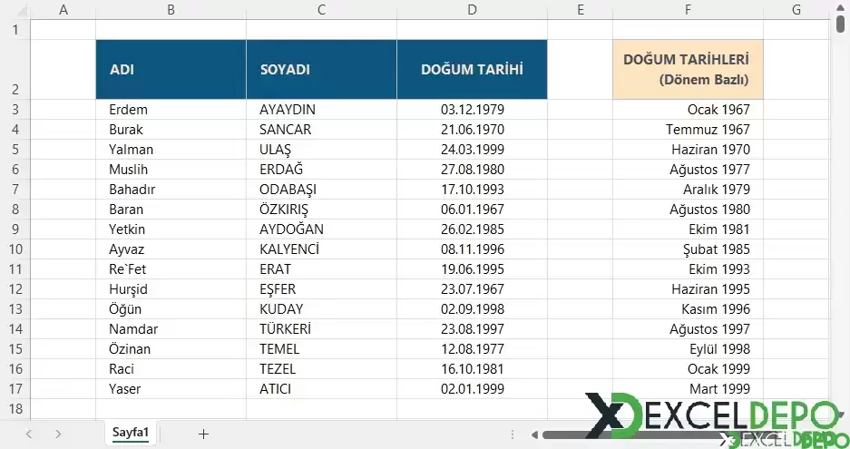 Tarih Değerlerini Dönem Bazlı Benzersiz Listeleme-1.webp