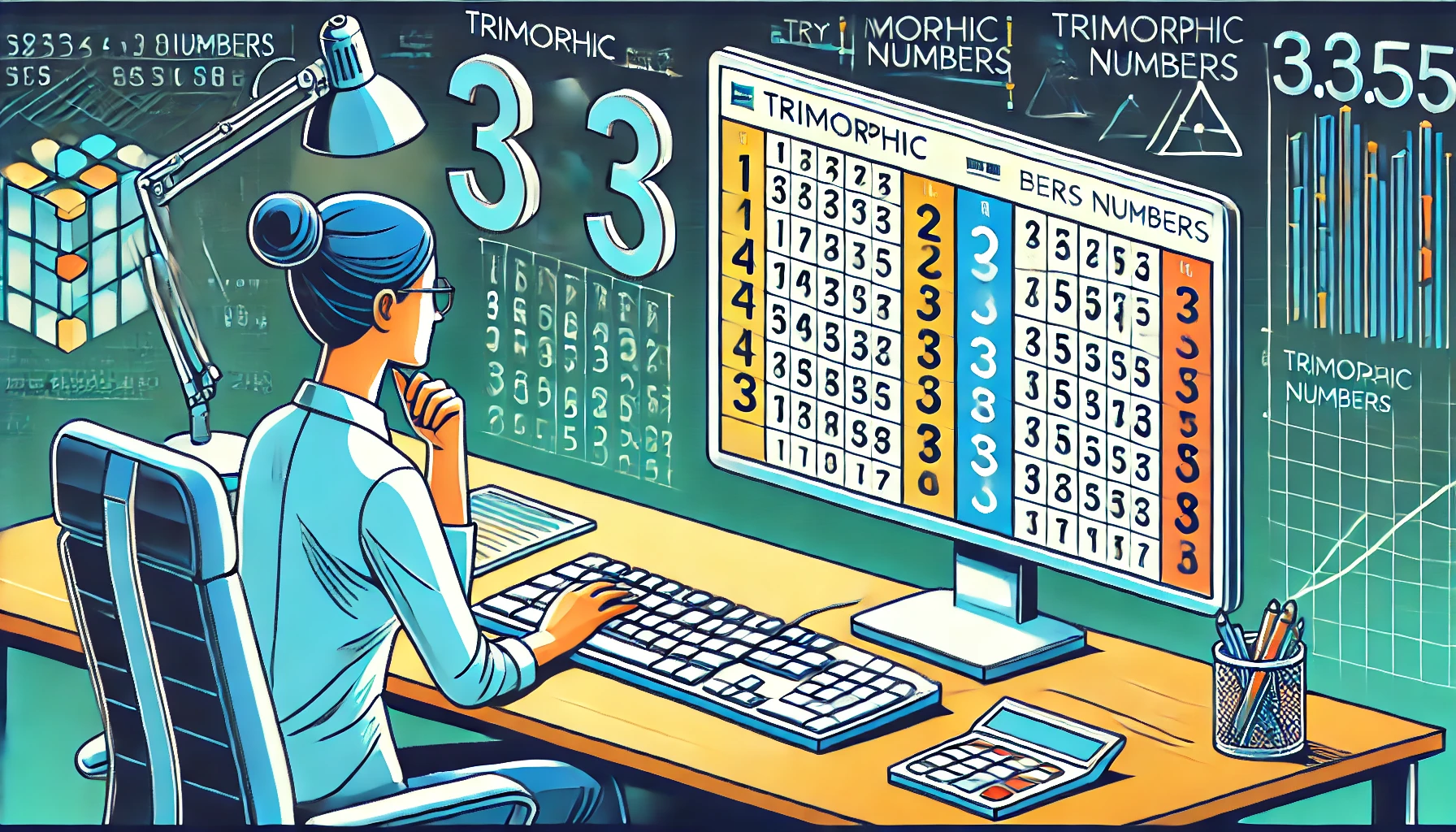 Trimorphic Numaraları Listeleme