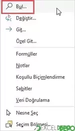 Bul Seçeneği