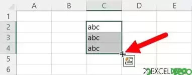 Excel Sürükle Bırak