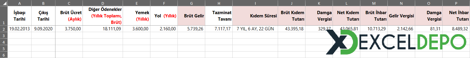 Toplu Kıdem Tazminatı Hesaplama