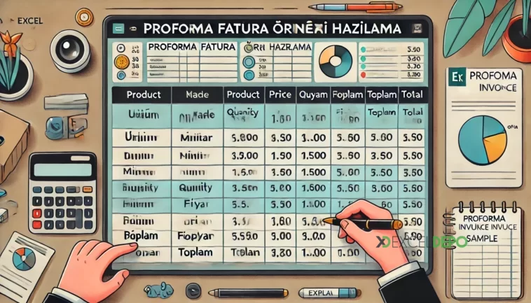 Proforma Fatura Örneği Hazırlama