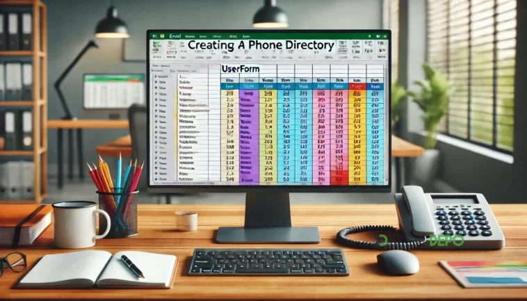 UserForm ile Telefon Rehberi Oluşturma