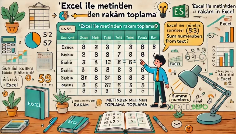 Excel ile Metinlerden Rakam Toplama