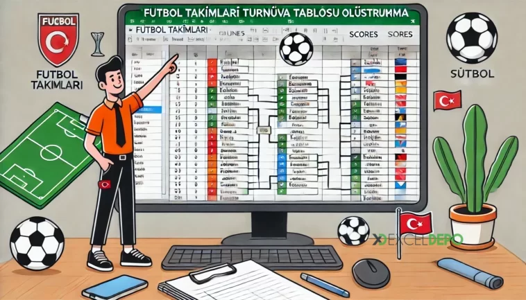 Futbol Takımları Turnuva Tablosu Oluşturma