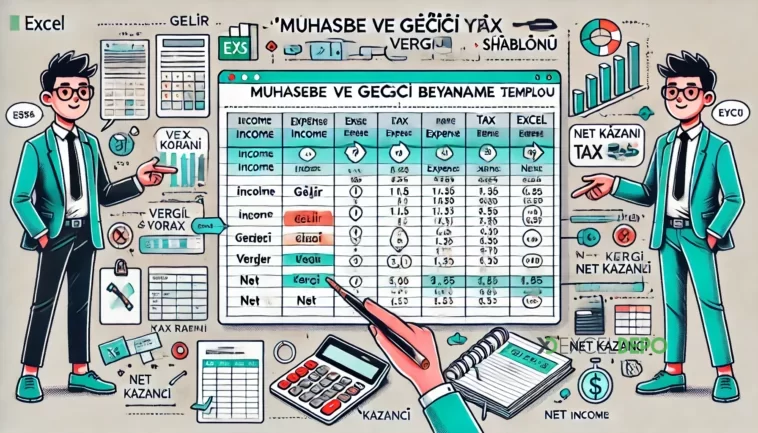 Muhasebe ve Geçici Vergi Beyanname Şablonu